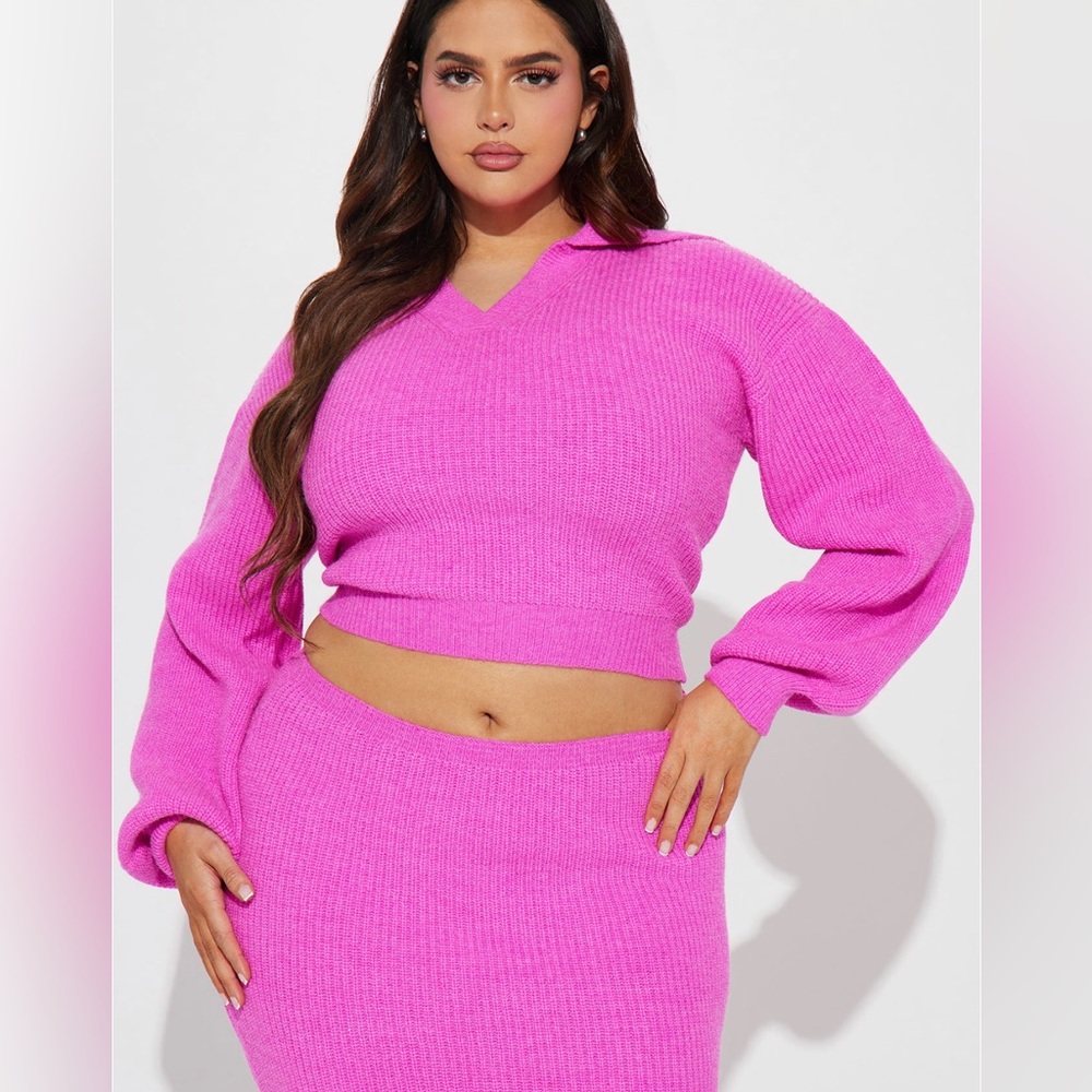 Plus Size Sweater Set - Picture 3 of 3